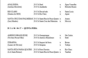 Divulgada a tabela dos jogos da 21° Taça EPTV de Futsal 2017