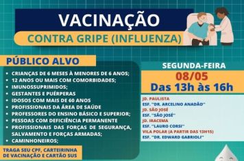 VACINA GRIPE (INFUENZA) - 08.05.2023