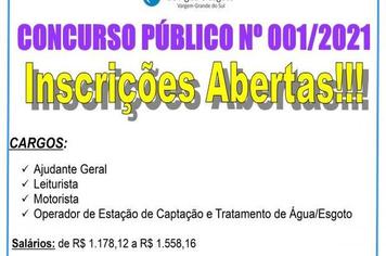 O PERÍODO DE INSCRIÇÕES PARA CONCURSO PÚBLICO DO SAE COMEÇOU