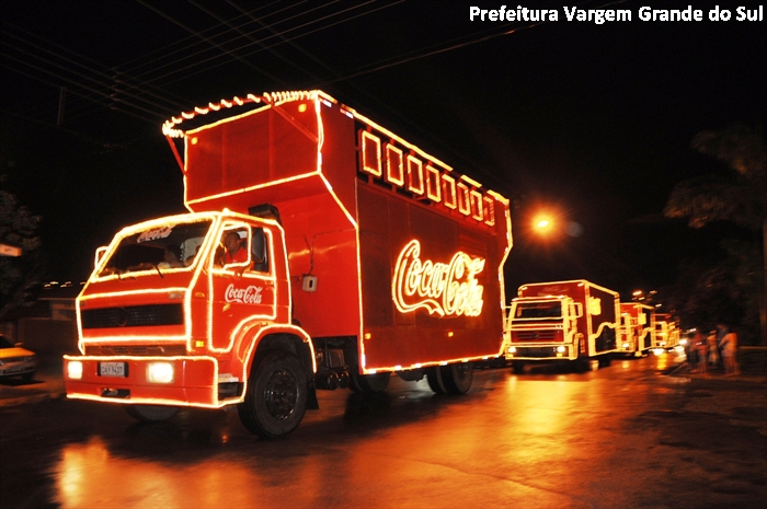 Carreata da Coca Cola passou por Vargem Grande