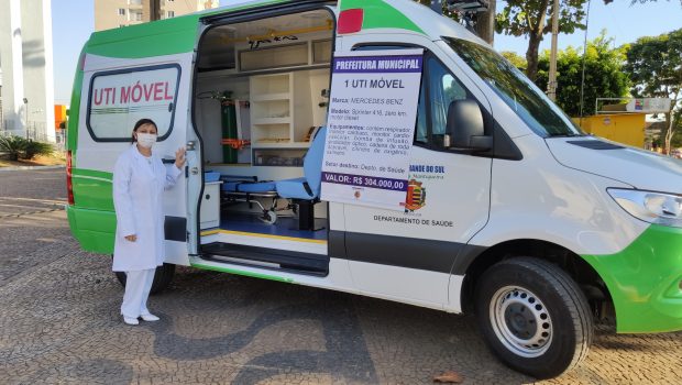 PREFEITURA ADQUIRIU NOVA UTI MÓVEL E MICRO-ÔNIBUS PARA FROTA DA SAÚDE