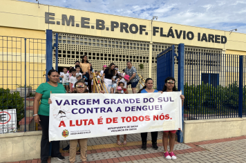 PASSEATA DE CONSCIENTIZAÇÃO AO COMBATE À DENGUE NA EMEB 