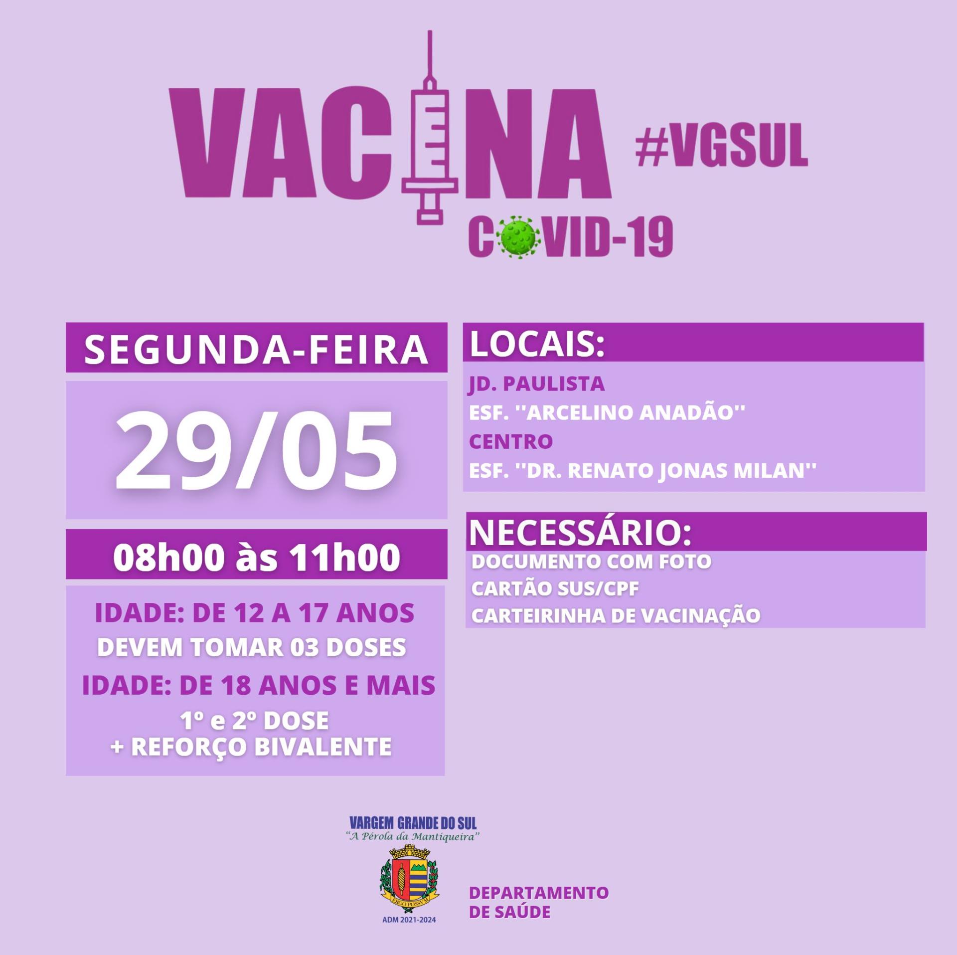 VACINA COVID - 29.05.2023