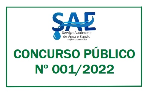 A LISTA DE INSCRITOS NO CONCURSO PÚBLICO Nº 001/2022 DO SAE FOI DIVULGADA