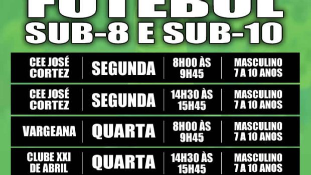 COMEÇARAM OS TREINAMENTOS DE FUTEBOL DA ESCOLINHA DE ESPORTES