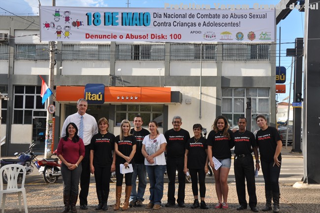 Campanha contra Pedofilia realizou mobilização