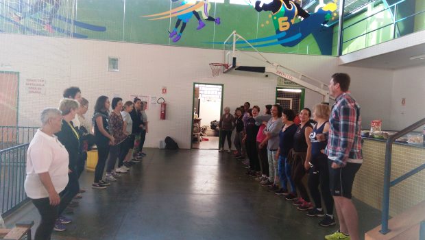 Grupo de Ginástica do C.E.E. “José Cortez” realiza festa Junina