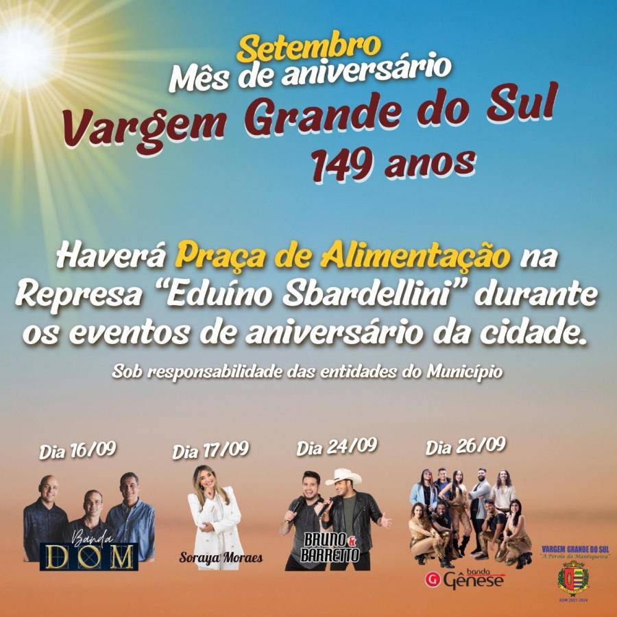PRAÇA DE ALIMENTAÇÃO DURANTE OS EVENTOS NA REPRESA