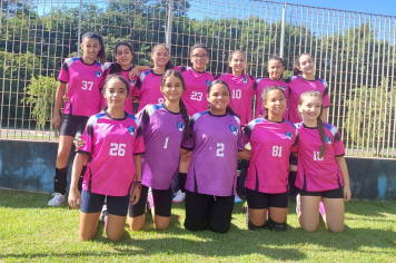 EQUIPE DE HANDEBOL INFANTIL FEMININO DE VARGEM GRANDE DO SUL SE DESTACA NA PRIMEIRA ETAPA DA LIGA DO INTERIOR