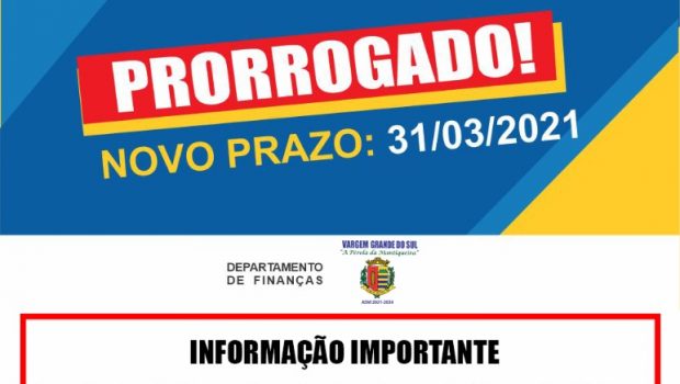 COMUNICADO RECEBIMENTO DO IPTU