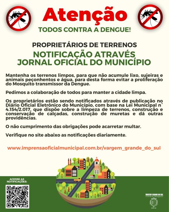 ATENÇÃO PROPRIETÁRIOS DE TERRENOS!
