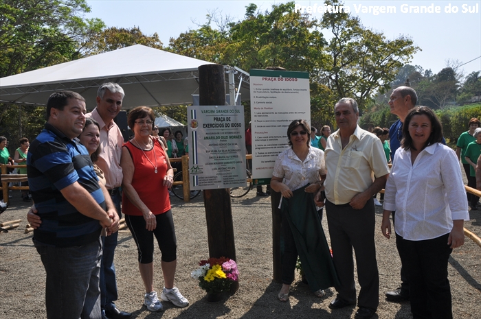 Vargem inaugura a Praça de Exercícios do Idoso