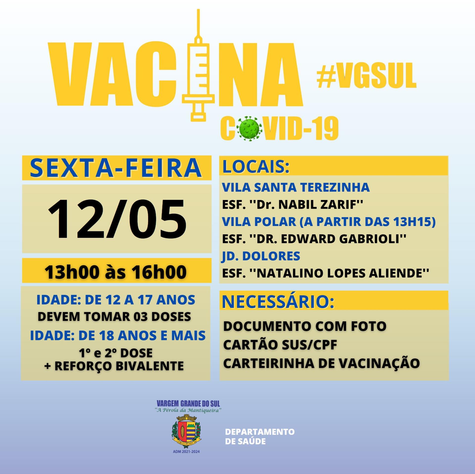 VACINAÇÃO COVID 12.05.2023