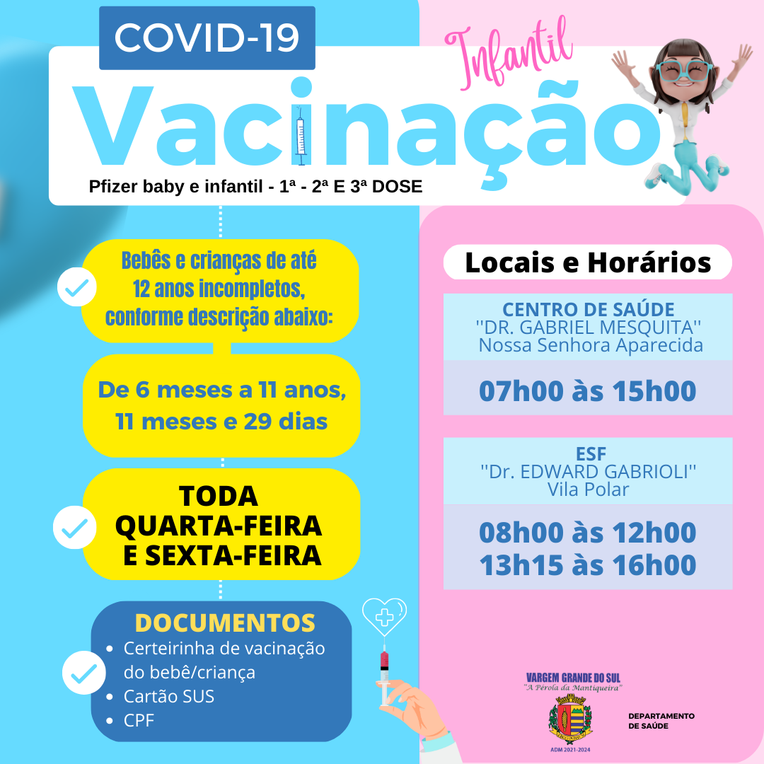VACINAÇÃO INFANTIL 05.05.2023