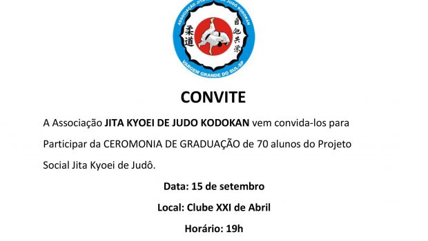 JITA KYOEI REALIZA CERIMÔNIA DE GRADUAÇÃO