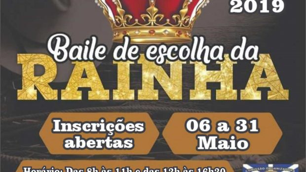 INSCRIÇÕES PARA RAINHA DO PEÃO ABREM NA SEGUNDA