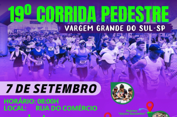 VEM AÍ A 19ª CORRIDA PEDESTRE DE VARGEM GRANDE DO SUL