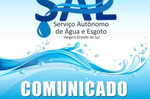 COMUNICADO FALTA DE ÁGUA