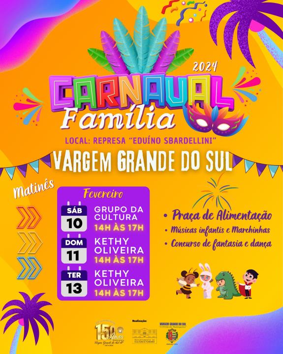 CARNAVAL FAMÍLIA 2024 NA REPRESA 