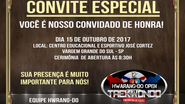 12º HWARANG-DO OPEN TAEKWONDO