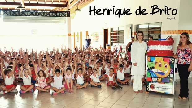 Alunos das escolas municipais participam de Mutirão da saúde bucal