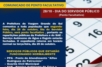 COMUNICADO FERIADO 
