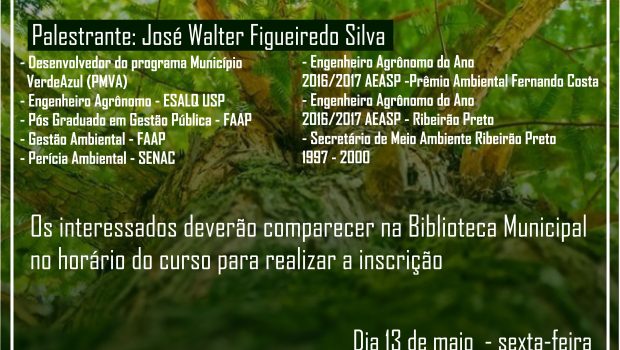 DEPARTAMENTO DE MEIO AMBIENTE PROMOVE CURSO GRATUITO DE  PRÍNCIPIOS  DE PODA