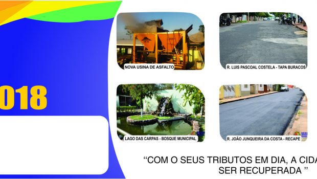 CARNÊS DO IPTU E TRIBUTOS ESTÃO SENDO ENTREGUES