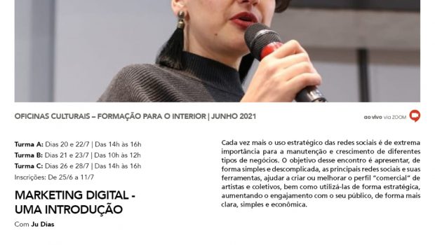 PARTICIPE DA OFICINA CULTURAL MARKETING DIGITAL