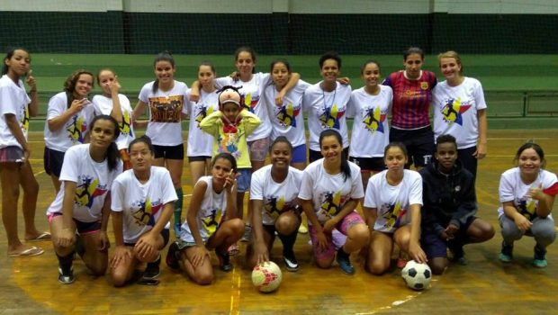 Começaram os treinos do Futsal Feminino