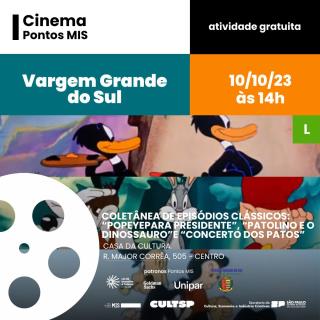 CINEMA PONTO MIS IRÁ EXIBIR “O MENINO E O MUNDO” E “GAROTO CÓSMICO” NA CASA DA CULTURA