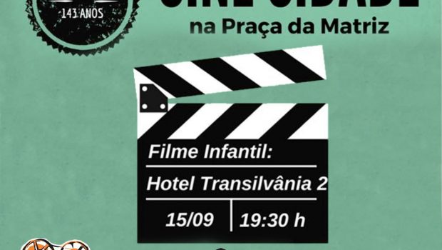 SEXTA CONTINUA O CINEMA NA PRAÇA COM “HOTEL TRANSILVÂNIA 2”