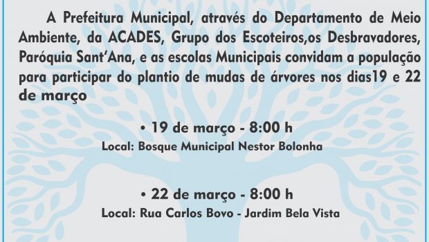 Dia da água é comemorada com diversas atividades