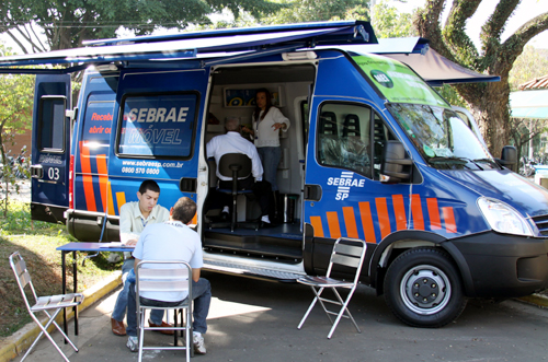 Sebrae Móvel estará na praça atendendo pequenos empresários e futuros empreendedores