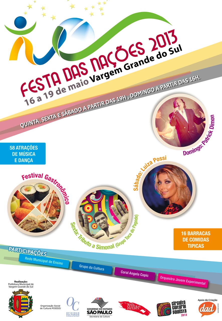 13ª Festa das Nações começa no dia 16 de maio