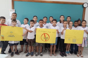 TRABALHO DE CONSCIENTIZAÇÃO NA PREVENÇÃO DA DENGUE NA EMEB ANTÔNIO COURY