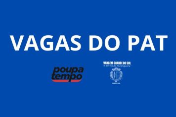 VAGAS DO PAT