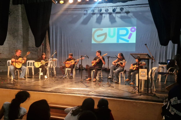 GURI DE VARGEM GRANDE DO SUL PARTICIPA DE ENCONTRO REGIONAL DE CORDAS DEDILHADAS
