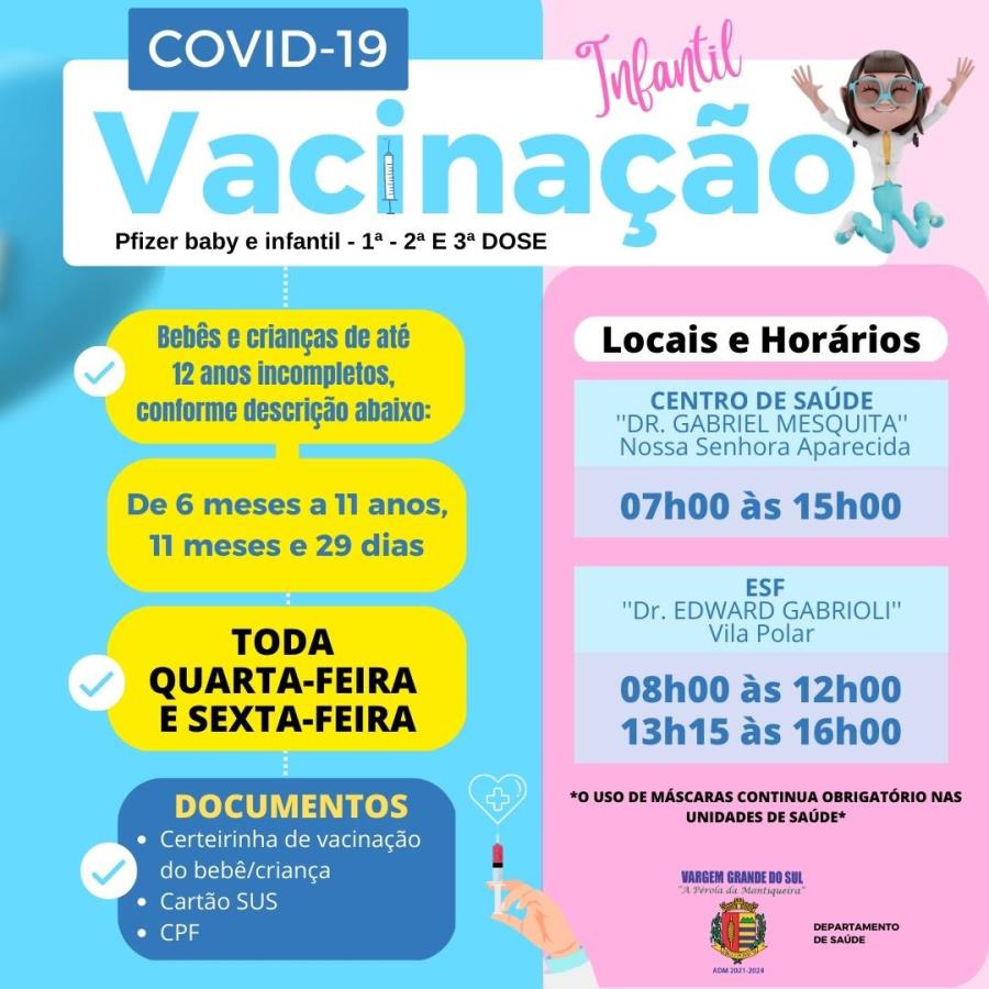 VACINAÇÃO INFANTIL 19.04.2023