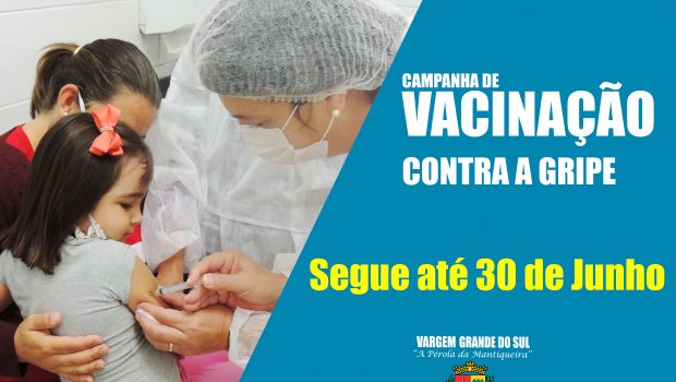 CAMPANHA DE VACINAÇÃO CONTRA A GRIPE CONTINUA