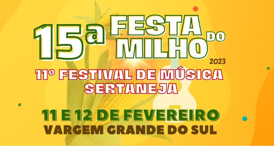 ABERTA AS INSCRIÇÕES PARA O 11º FESTIVAL DE MÚSICA SERTANEJA