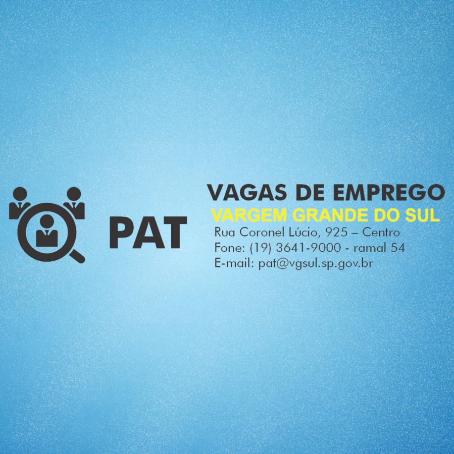 VAGAS DO PAT