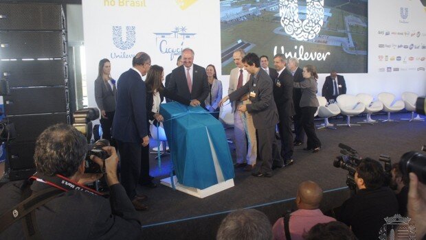 Prefeito prestigiou inauguração da nova fábrica da Unilever