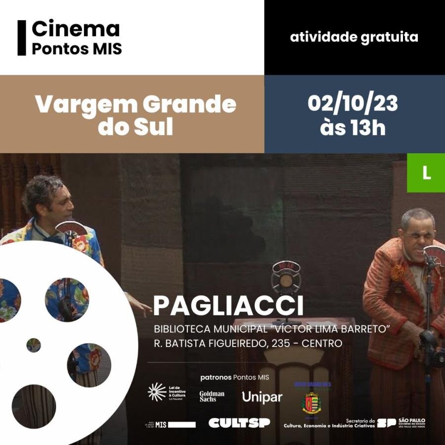 PONTO MIS IRÁ EXIBIR QUATRO FILMES NA SESSÃO DE CINEMA NO MÊS DE OUTUBRO