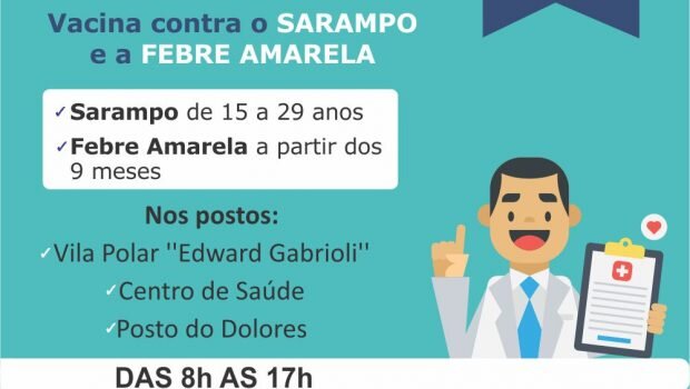 Campanha contra Sarampo começa amanhã