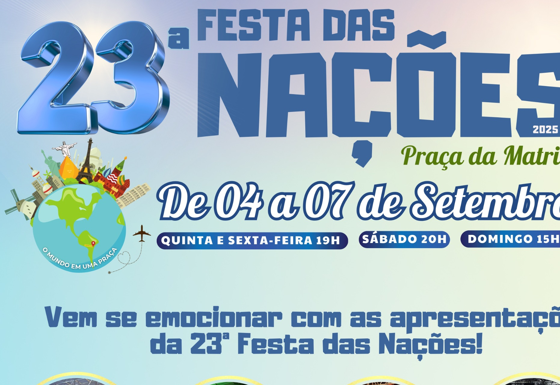 CORES, RITMOS E CULTURAS QUE ENCANTAM!