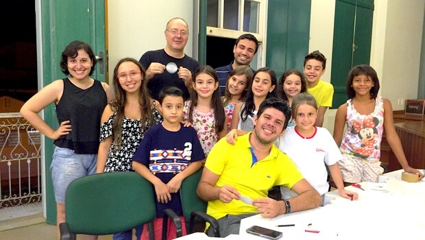 Crianças e jovens participaram da oficina “Cinema sem Câmera” na Casa da Cultura
