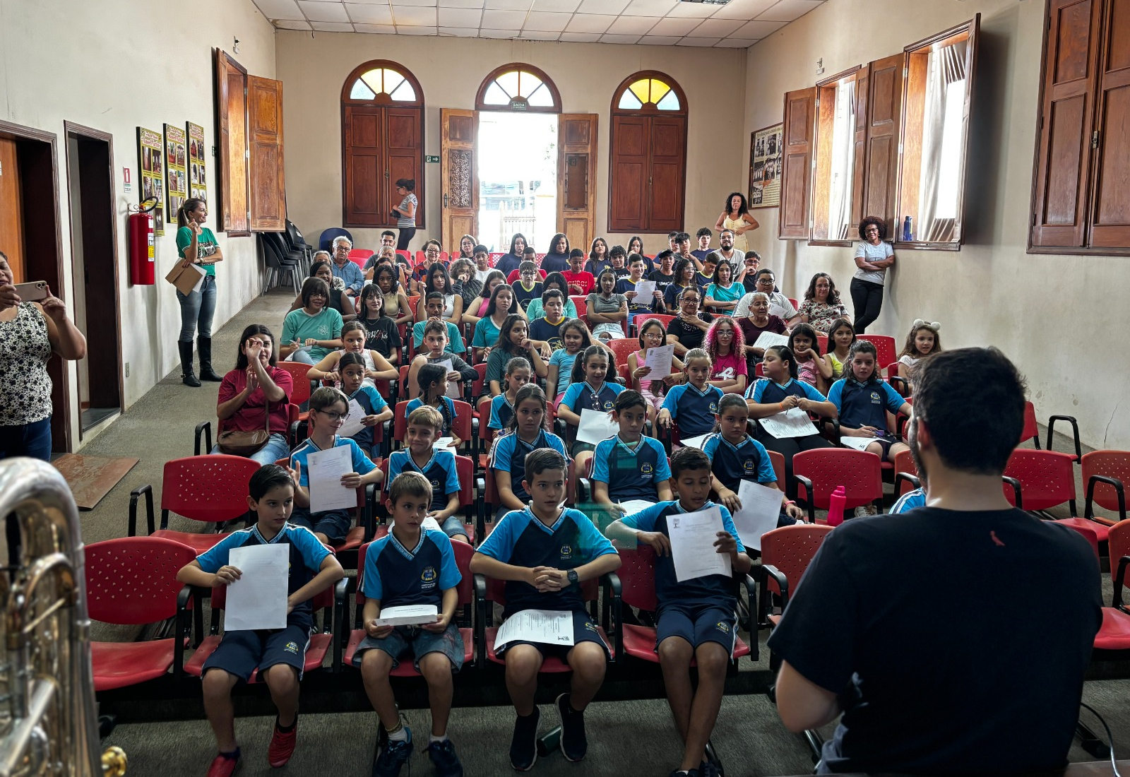 10º ENCONTRO DO PROJETO BIBLIOCONFORTO É REALIZADO NA ESCOLA DE MÚSICA MANOEL MARTINS