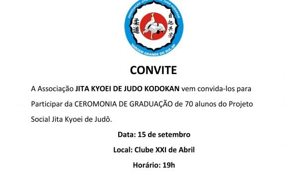 JITA KYOEI REALIZA CERIMÔNIA DE GRADUAÇÃO