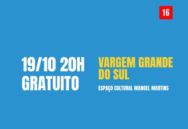 STAND-UP GRATUITO NA ESCOLA DE MÚSICA NO DIA 19/10